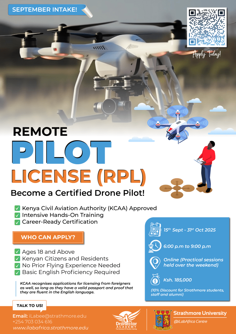 View of Remote Pilot License (RPL) - @iLabAfrica